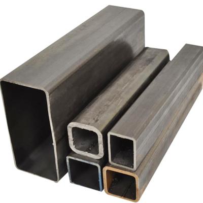 China Rectangular Black Hollow Section Q235 Square Metal Tube 12M RHS SHS for sale