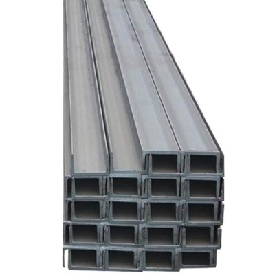 China Q235 Galvanized Steel Profile 100*50*6000 U Shape Steel Beam Light Gauge for sale