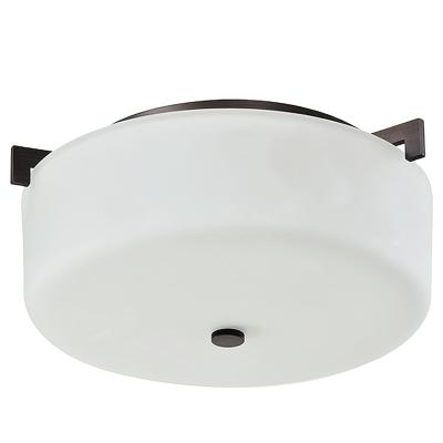 China Modern Industrial Round Office Building Ceiling Lamp Frosted White Glass Wholesale Ceiling Lamp For Projects With UL ETL Qualified for sale