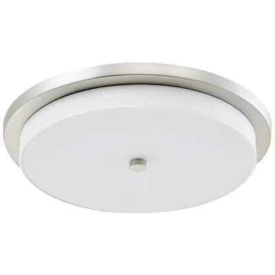 China Contemporary White Fabric Shade Round Surface Mounted Ceiling Light For Modern Home And Office Decor E26/LED Energy Saving UL ETL Listed for sale