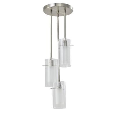 China Fashional industrial modern product 3*E26-60W three headed chandelier frosted white glass for bar table home restaurant for sale