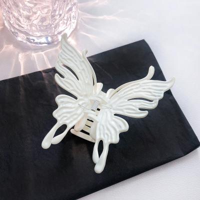 China Hair accessories New plastic large butterfly hairpin is suitable for thick hair female hairpin accessories Customizable for sale