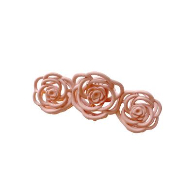 China Hair accessories Customization Korean Hot Selling  Temperament - Hollow out Multicolor Flower shaped Hair Claws For Women Hair for sale