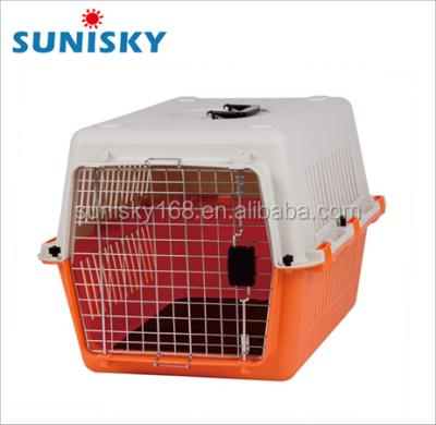 China Sustainable Cheap Large Size Plastic Pet Carrier Strong Price Dog Carrier for sale