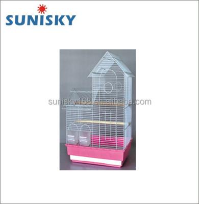 China Large workable parrot cable birdcage stand for parrot and canary with toys for sale