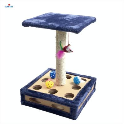 China Cat Scratching Tree Cat Educational Viable Toy Pet Toys for sale