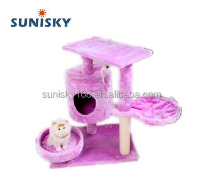 China Sustainable Pet Supply / Wholesale Cat Tree Scratching Post Furniture / Cat Scracher / DS3 for sale