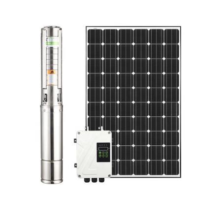 China Good Price Agriculture Solar Water Pump System 900W Water Pump Borehole Irrigation Pump for sale