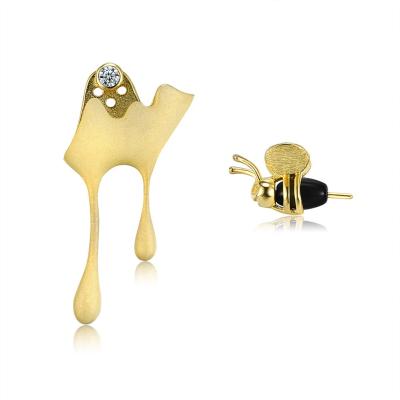 China Cute Bee Honey Drip Earring Set for Women Fashion Jewelry Stud Earrings Gift for sale