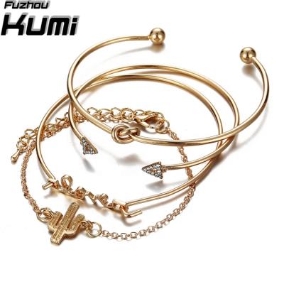 China Beautiful Color Ladies Bracelets Fashion Metal Thin Hand Bangle Bracelet for sale