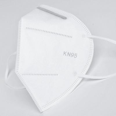 China Foldable KN95 Face Mask Dust Mask High BFE For Dust / Pollen / Bacteria Filtering for sale