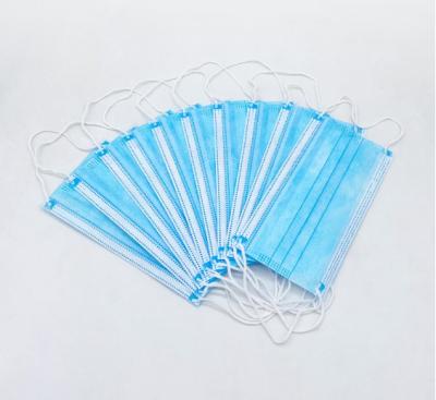 China Water Resistant Disposable Face Mask , Non Woven Disposable Protective Mask for sale