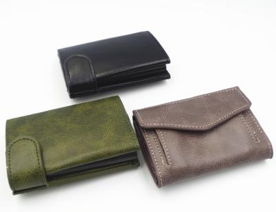 China Fashionable RFID Blocking Wallet - Minimalist Personalized Business Credit Card Leather Holder for sale