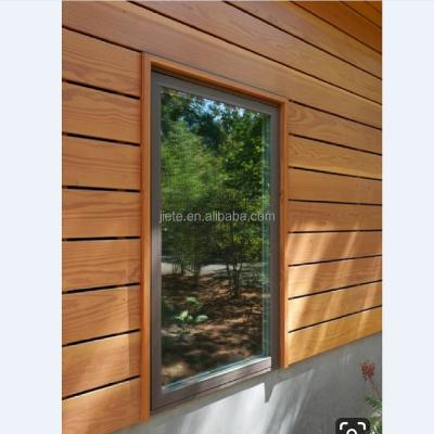 China Wall Decoration Cement Wood Siding Panel Perforated Reinforced Grain Fiber Cement Wood Panel for sale