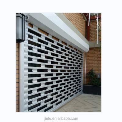 China Eco-friendly Electric Motor Aluminum Rolling Shutter Windows And Transparent PE Roller Shutter Rolling Doors for sale