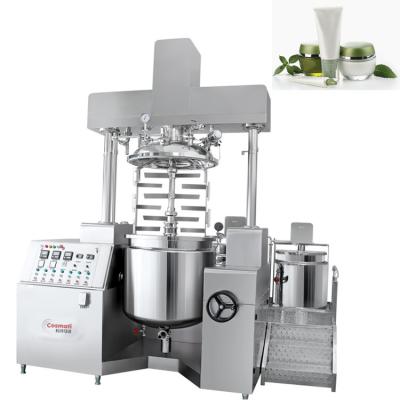 China 100L Vacuum Emulsifying Homogenizing Mixing Machine Steam or Electrical Heating with Oil and Water Pot for sale