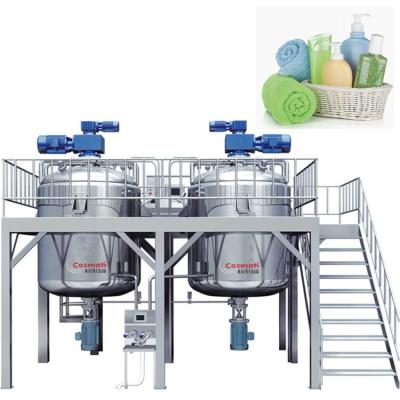 China 1000L Liquid Washing Homogenizing Mixing Machine Steam or Electrical Heating for sale