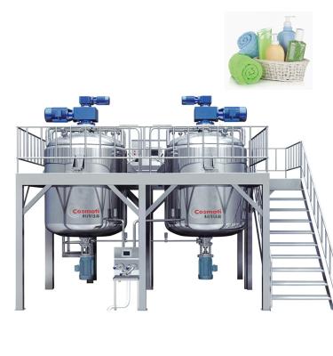 China Liquid Chemical Gel Mixer Equipment Liquid Soap Making Machine Hand Sanitizer MixingTank Blending Machine for sale