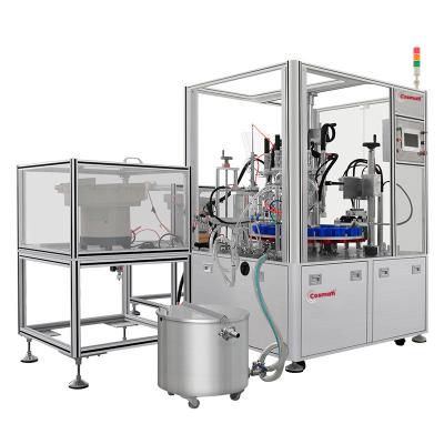 China Automatic viscous liquid filling machine cream filling capping machine for sale