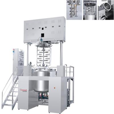 China 200L cosmetic cream emulsifying mixer emulsifier equipment for sale