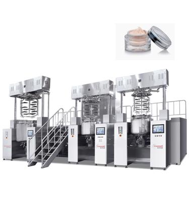 China Cosmetic Cream Homogenizer Vacuum Emulsifying/cosmetic making machine/customized vacuum emulsifier for sale