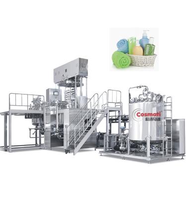 China Automatic vacuum homogenizing emulsifier/ gel emulsifier making machine/chemical machinery equipment for sale