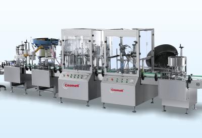 China Automatic aerosol body spray filling line aerosol can spray filling capping machine for sale