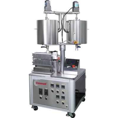 China Cosmati Top-quality Low Price Metal Mold 10 Nozzles Lipstick Filling Machine for sale