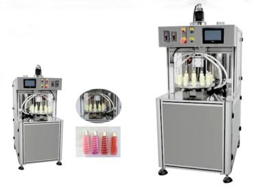 China High Speed Spiral Lipstick Lip Gloss Eye Cream Production Line , Lip Gloss Filling Machine for sale