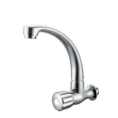 China Thermostatic Faucets Round Handle Bathroom Wall Mount Kitchen Sink Faucet Faucets for sale