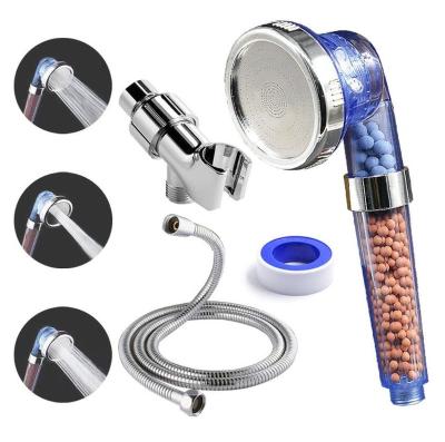 China Without Switch Spa Shower Head High Pressure And Water Saving Ionic Shower Head for sale