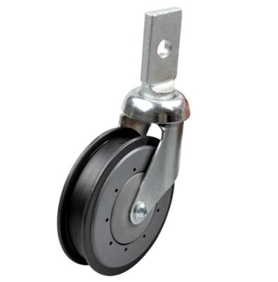 China Wholesale 5inch Stem PU Pneumatic Flat Shopping Trolley Trolley Caster Wheels for sale