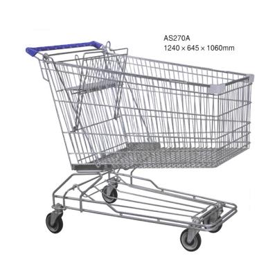 China Wholesale Unfolding Supermarket Shopping Trolley Trolley for sale