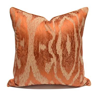 China American Custom Made Corrugated Orange Car Pattern Single Room Pad Waist Cover Pillow Sofa Cushion Bedside Nordic Nondisposable for sale