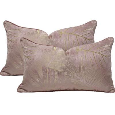 China Nondisposable plant pink flower coreless cushion cover is suitable for home decoration, living room and bedroom for sale