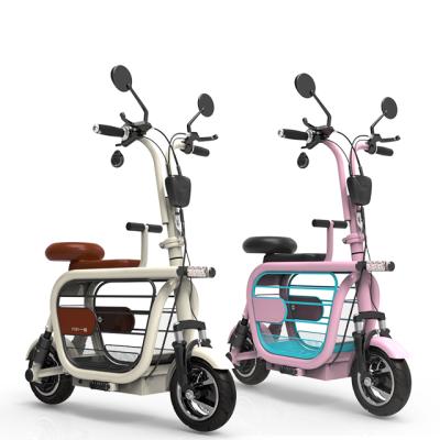 China Aluminum Alloy 48V 15Ah E-Bike For Woman Carried Pet Electric Bicycle for sale