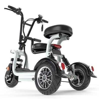 China OEM Steel Folding Electric Bike Lithium Battery Three Wheels Folding Electric Bicycle 48v for sale