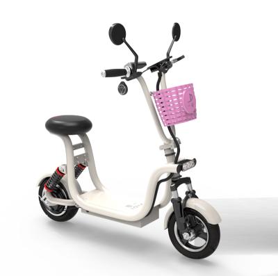 China High 48V 8A Small Steel Cars City Electric Bicycle Scooters For Lady for sale