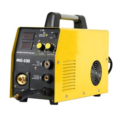 China Cheap Hotels Portable Carbon Dioxide Household Welding Appliance Inverter MIG Aluminum Arc Welding Machine MIG-200 for sale