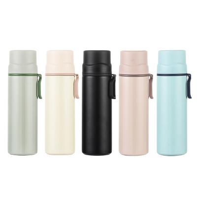 China Custom logo Vacuum Water Bottle Portable Double Wall stainless steel insulated water bottle for sale