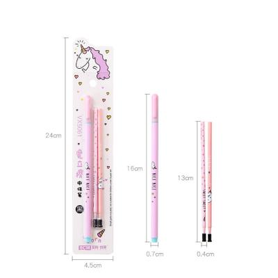 China Cartoon normal design ZSCM gel ink erasable pen with refills for school and office for sale