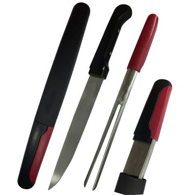 China Hot Selling Combination Knife Steak Fork And Steak Knife Easily Cleaned Barbecue Sets For Kitchen for sale