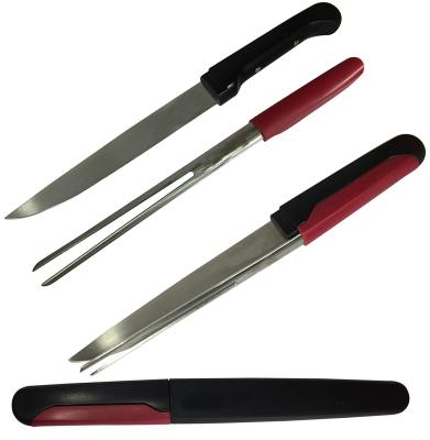 China Easily Cleaned Combination Knife Steak Fork And Steak Knife Barbecue Sets With Great Price for sale