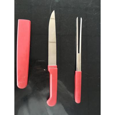 China Barbecue knife and fork easily cleaned set, stick for roast and barbecue, High quality stainless steel-Easy for life for sale