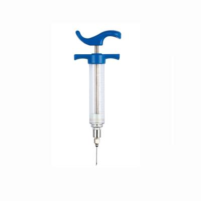 China Adjustable Animal Medical Veterinary Syringe Injection Vaccine Equipment With Thick Pole for sale