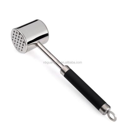 China Sustainable Stainless Steel Meat Hammer / Mallet / Tenderizer Pounder For Kitchen Cooking for sale