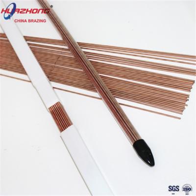 China Steel Structure Free Samples Low Carbon Phos Copper Rods Welding Alloys Round Rods Fabricate Phosphor Welding Welding Rod Price For HVAC Cp202 L-CuP7 for sale