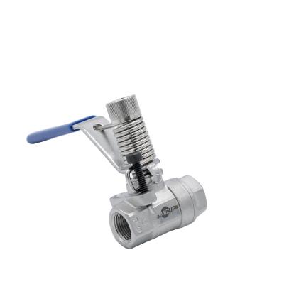 China Deadman Spring Return Normally Closed Ball Valve for sale