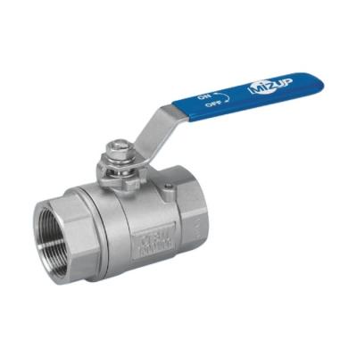 China General Best Choice High Quality High Pressure 2-Piece Ball Valve Threaded for sale