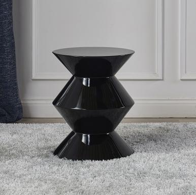 China High Gloss Fiberglass Table Convertible Nordic Cesar Small Tea Side Table for sale